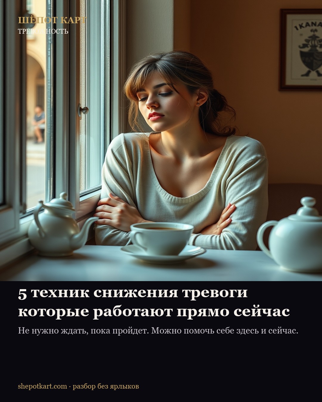 5 техник снижения тревоги которые работают прямо сейчас