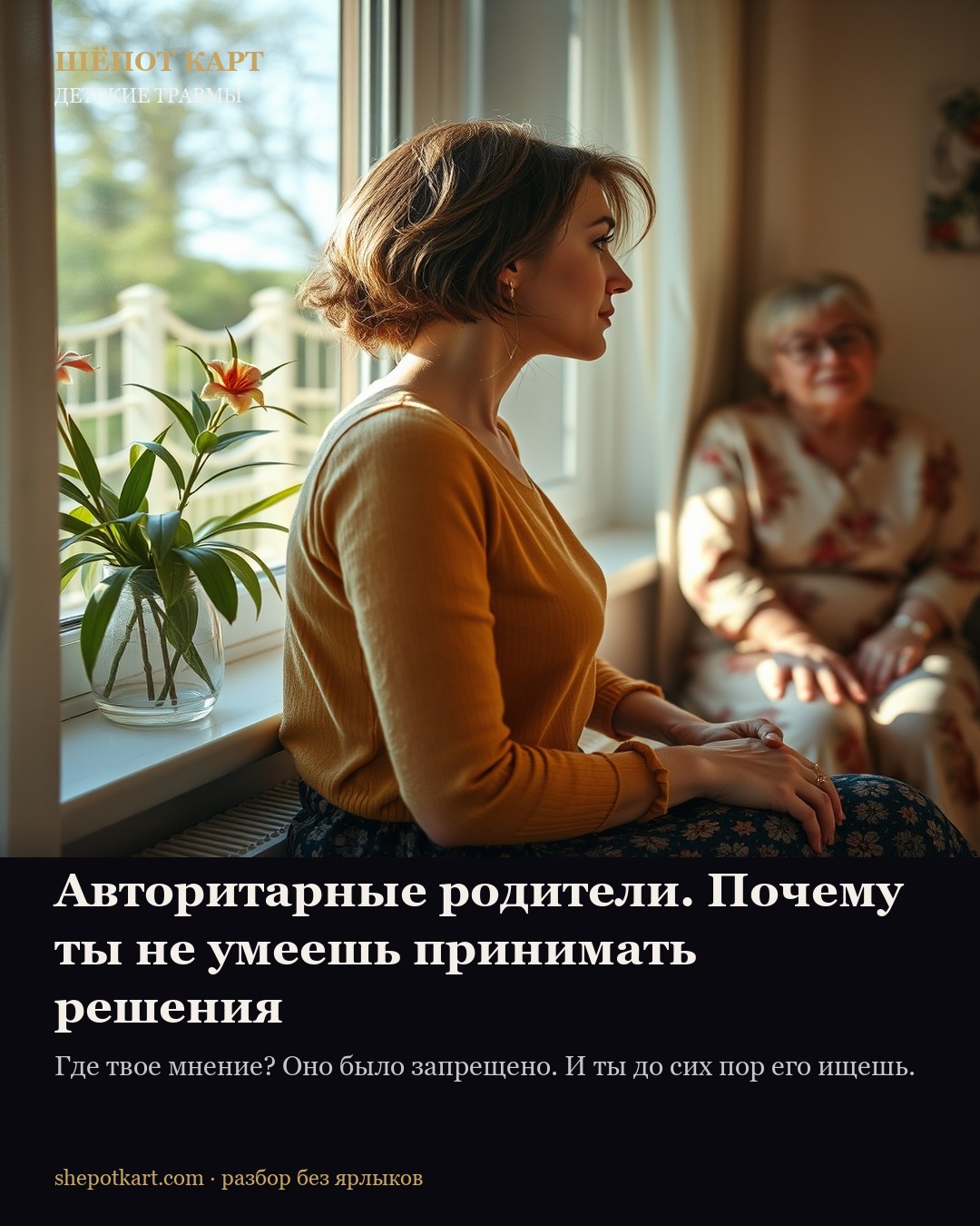 Авторитарные родители. Почему ты не умеешь принимать решения