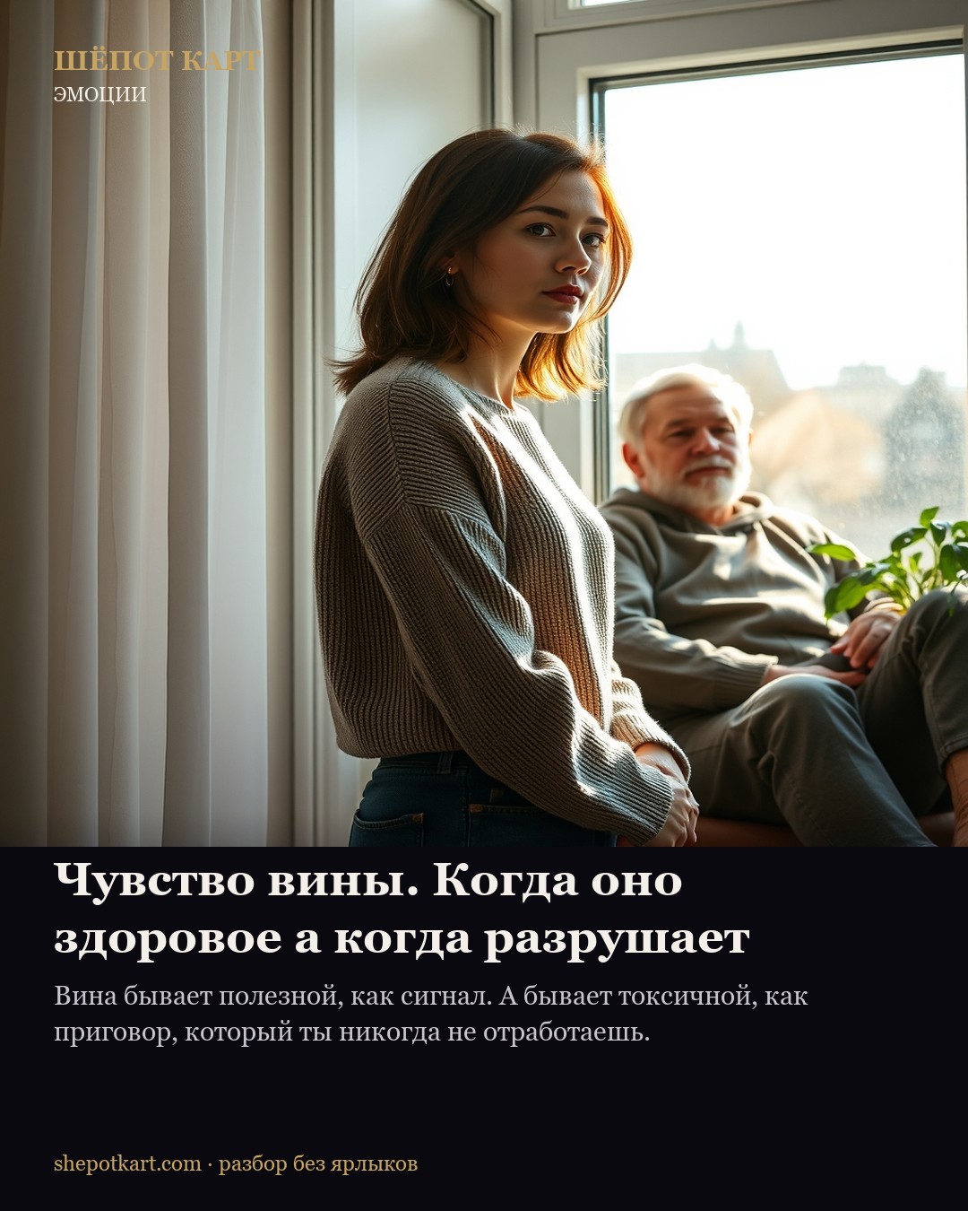Чувство вины. Когда оно здоровое а когда разрушает
