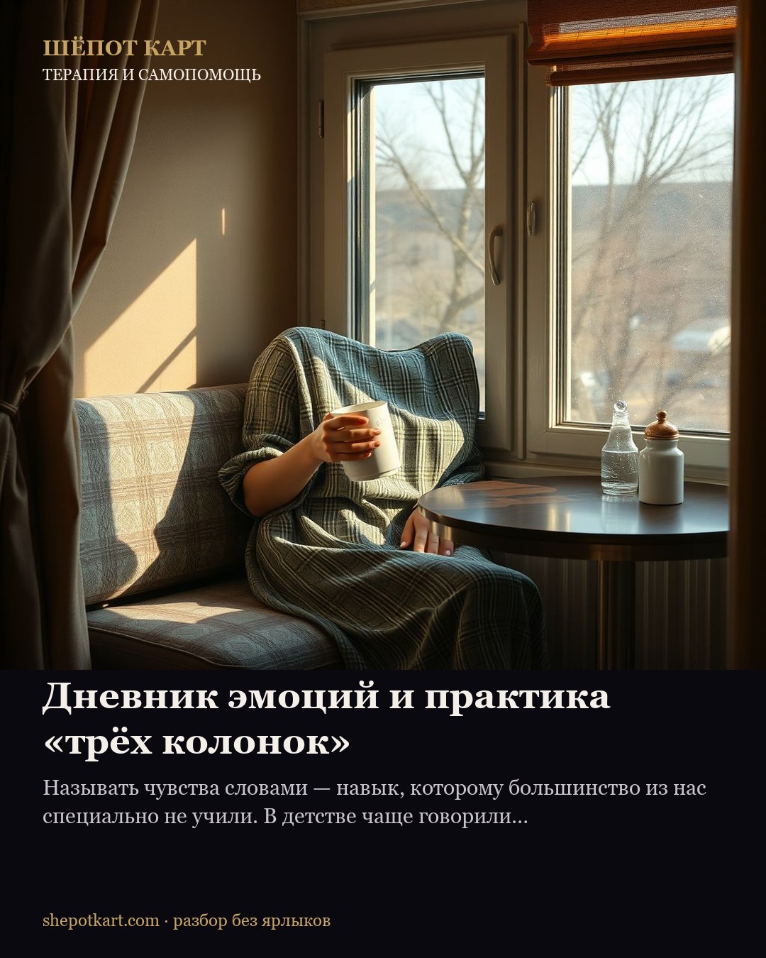 Дневник эмоций и практика «трёх колонок»