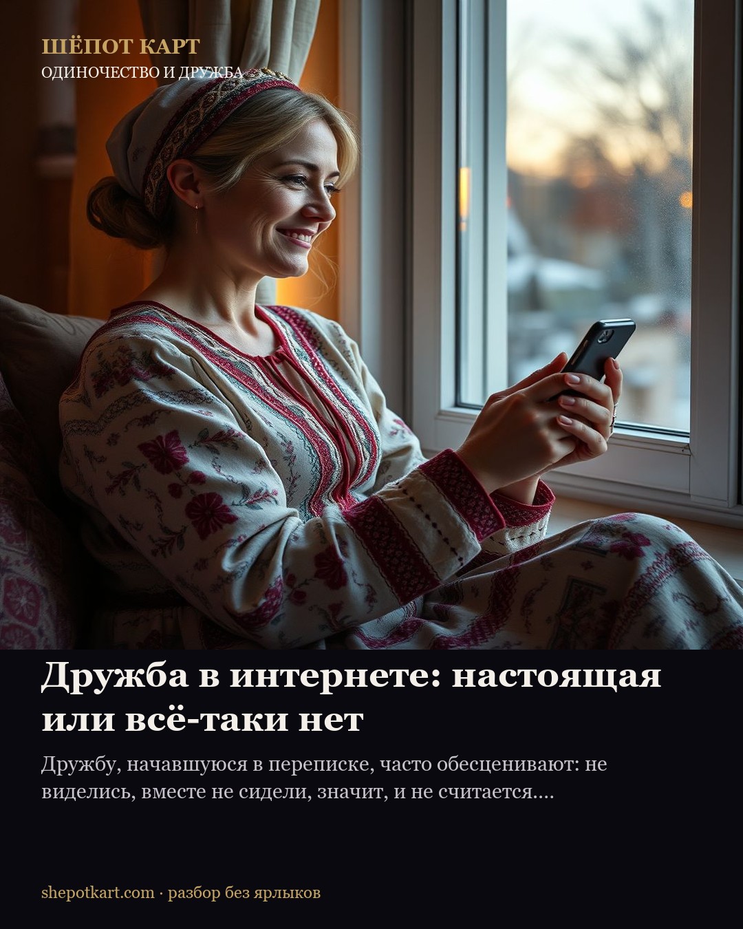 Дружба в интернете: настоящая или всё-таки нет