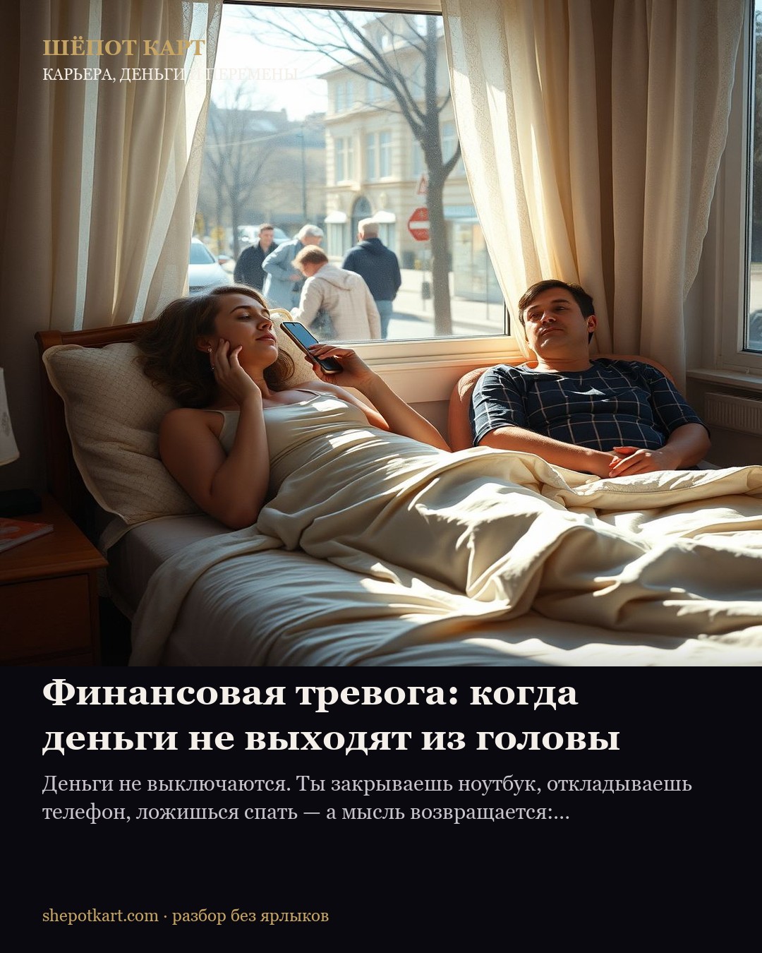 Фінансова тривога: коли гроші не виходять з голови
