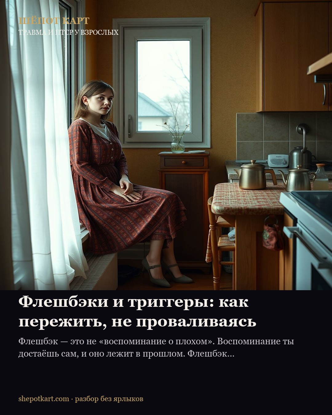 Флешбэки и триггеры: как пережить, не проваливаясь
