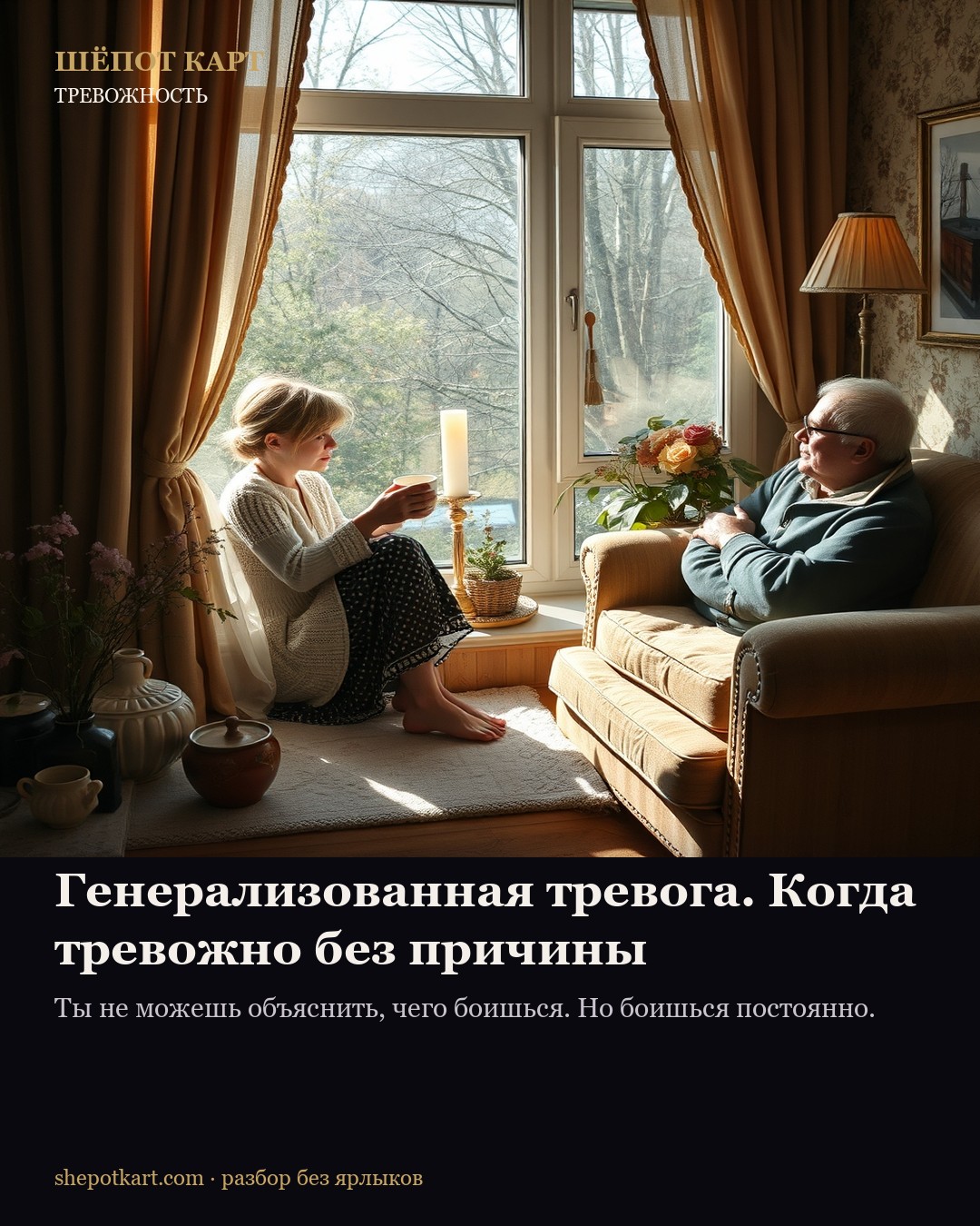 Генерализованная тревога. Когда тревожно без причины