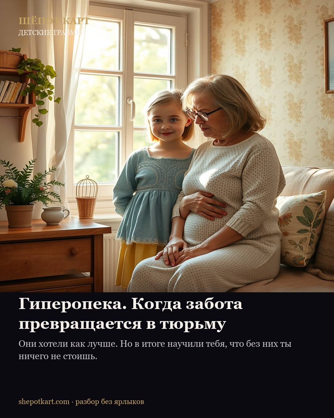 Гиперопека. Когда забота превращается в тюрьму