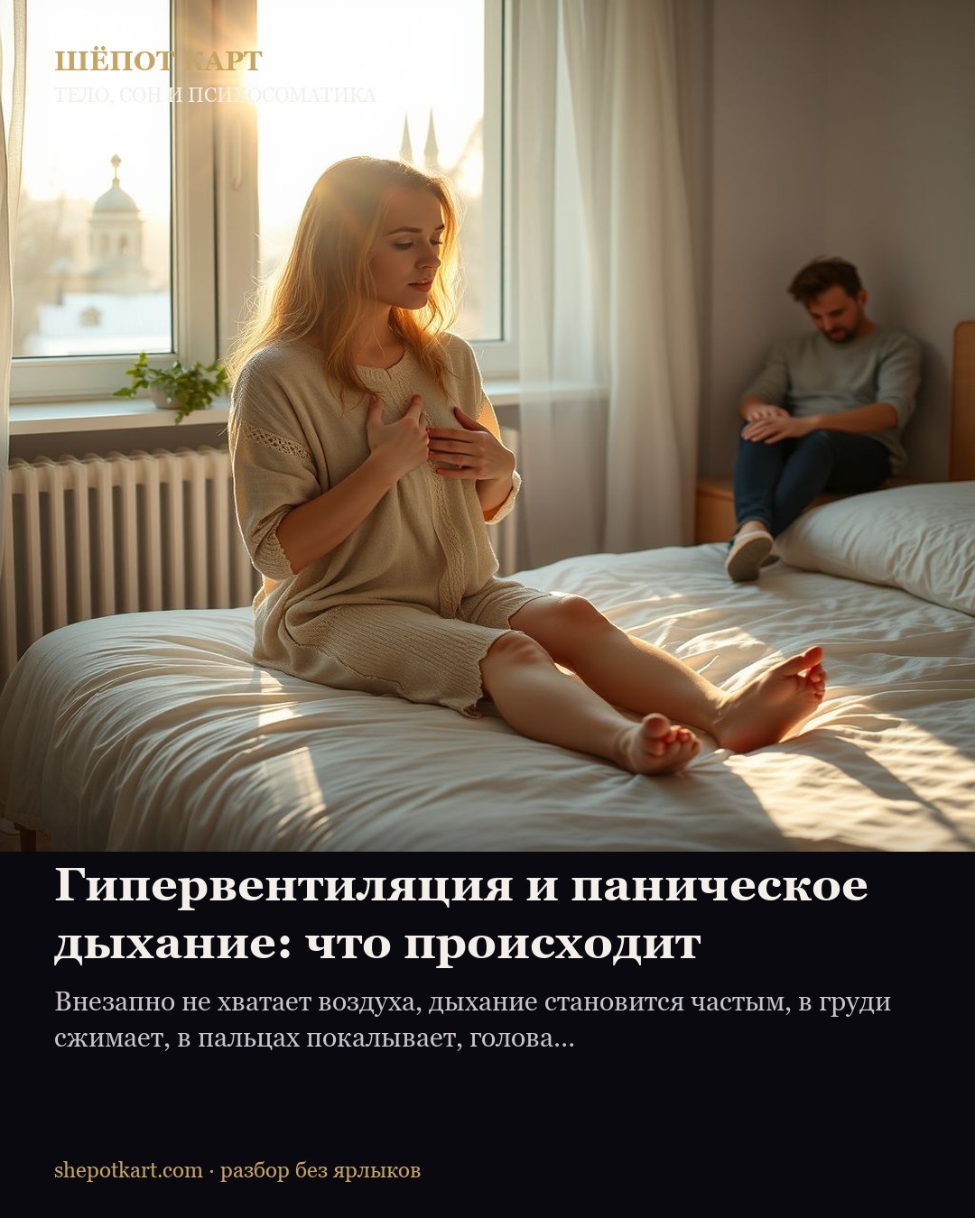 Гипервентиляция и паническое дыхание: что происходит