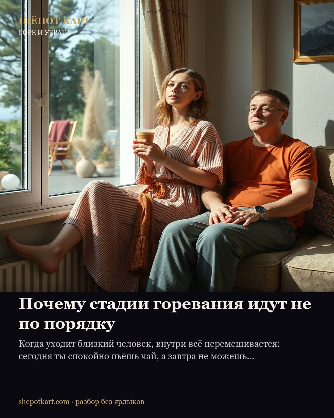 Почему стадии горевания идут не по порядку