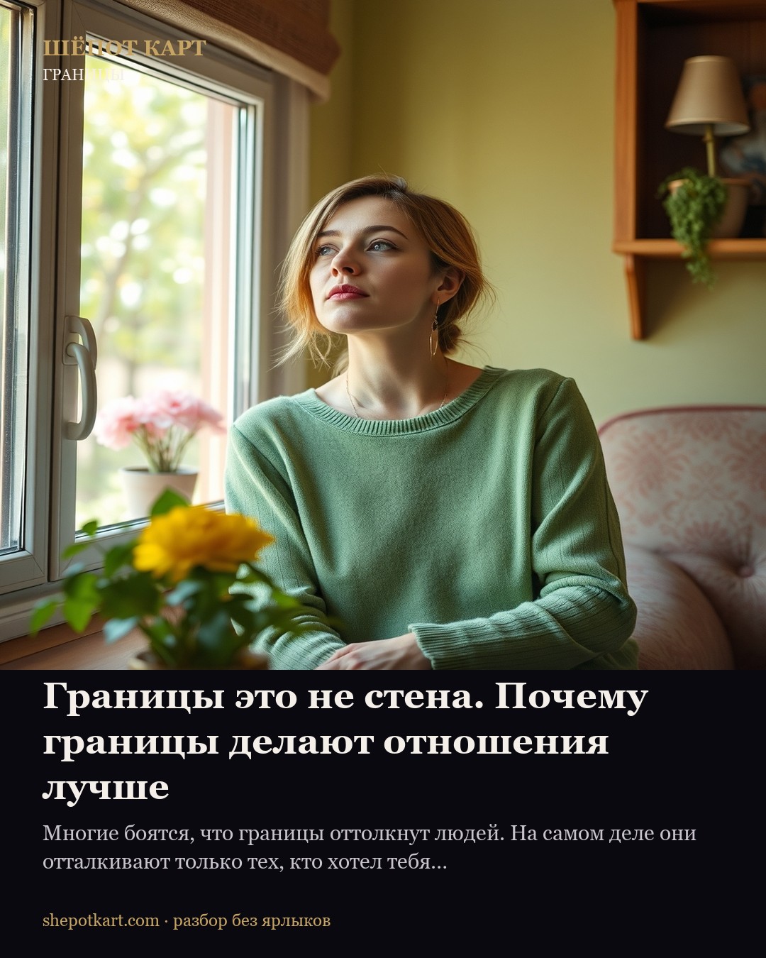 Границы это не стена. Почему границы делают отношения лучше