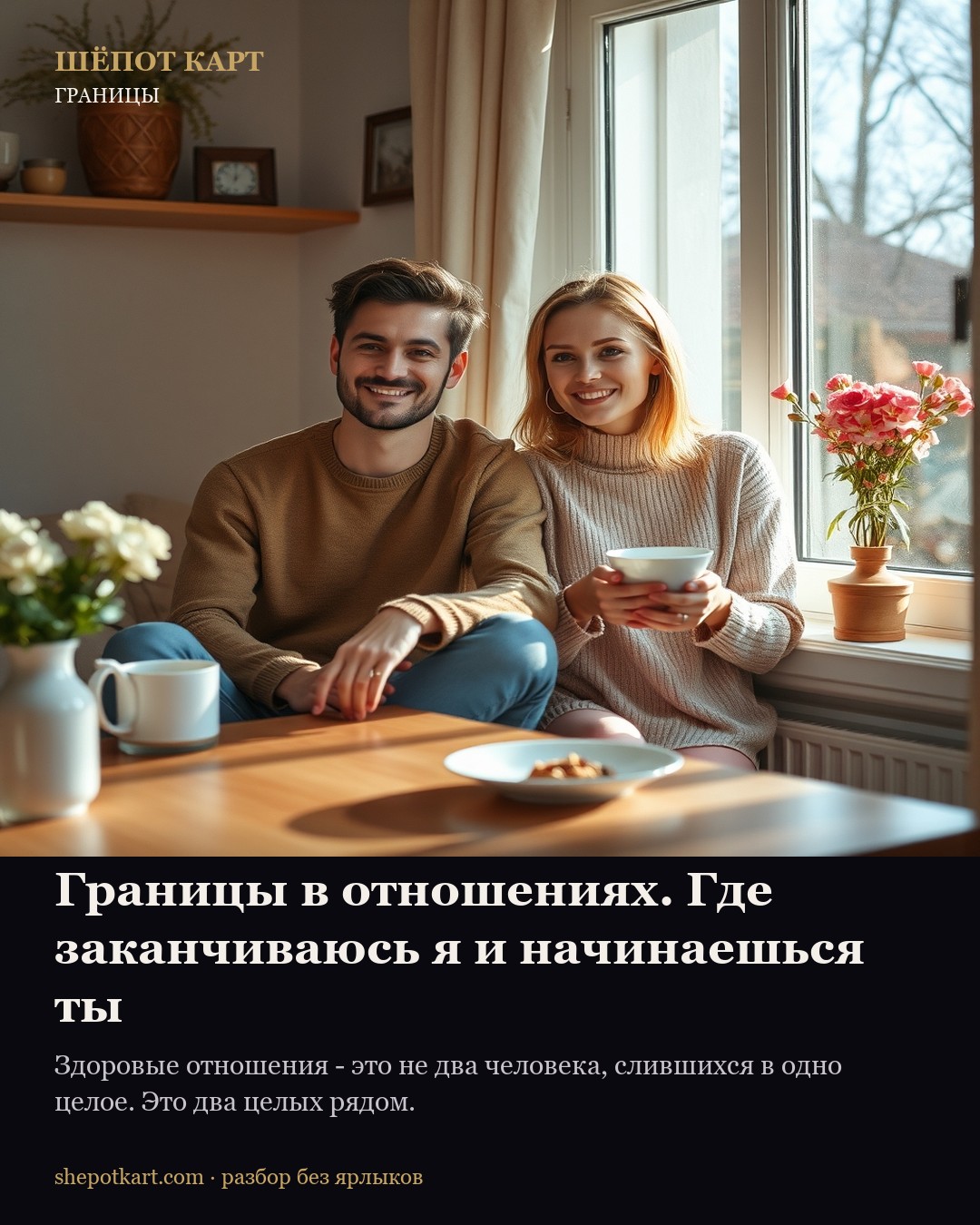 Границы в отношениях. Где заканчиваюсь я и начинаешься ты