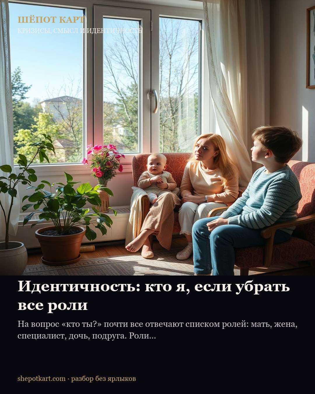 Идентичность: кто я, если убрать все роли