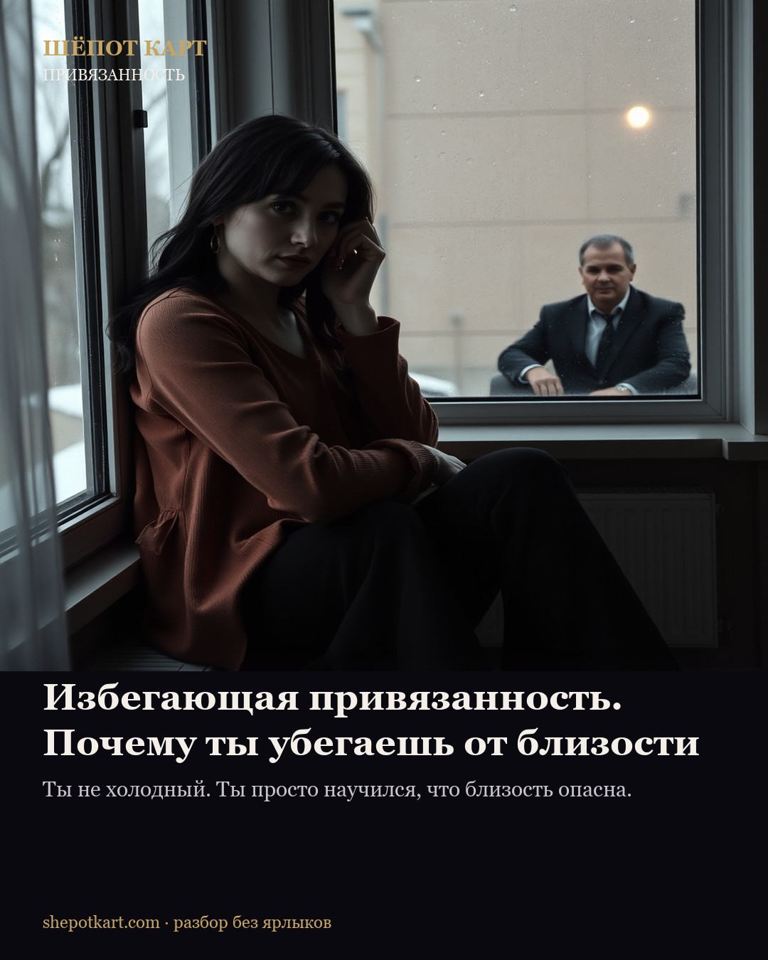 Избегающая привязанность. Почему ты убегаешь от близости