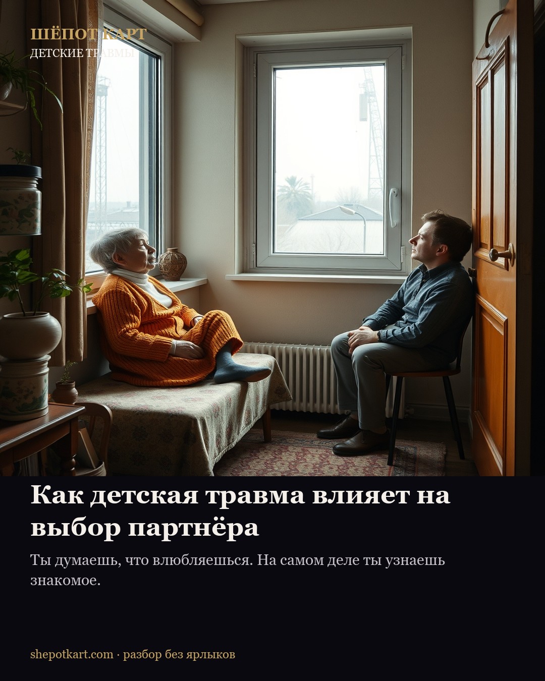 Как детская травма влияет на выбор партнёра