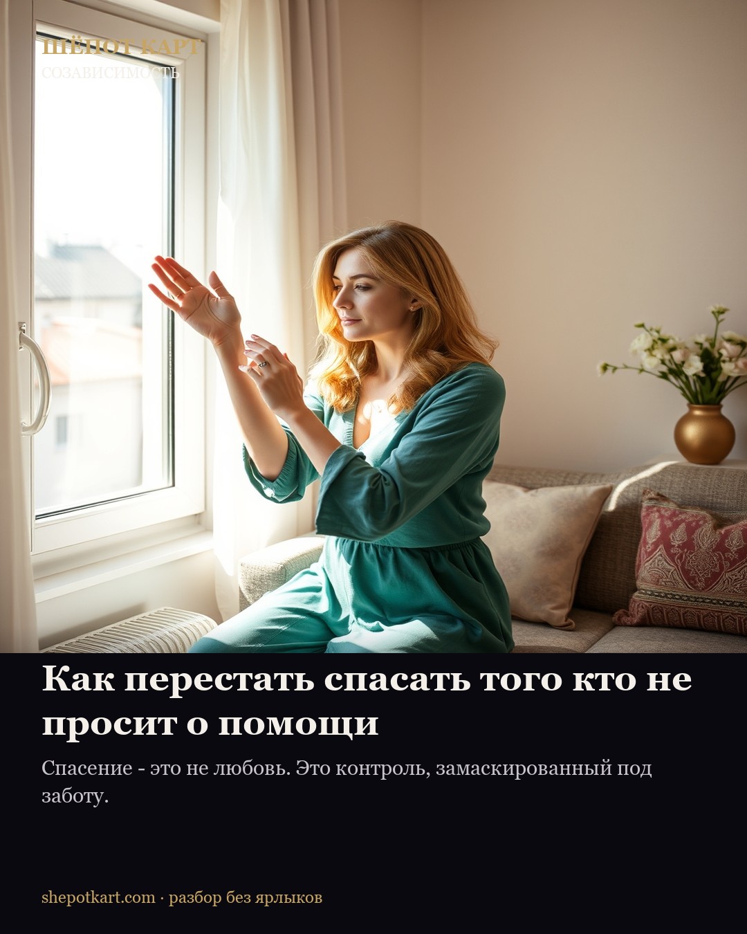 Как перестать спасать того кто не просит о помощи