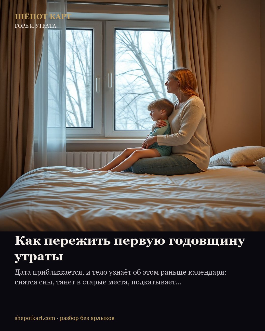 Как пережить первую годовщину утраты