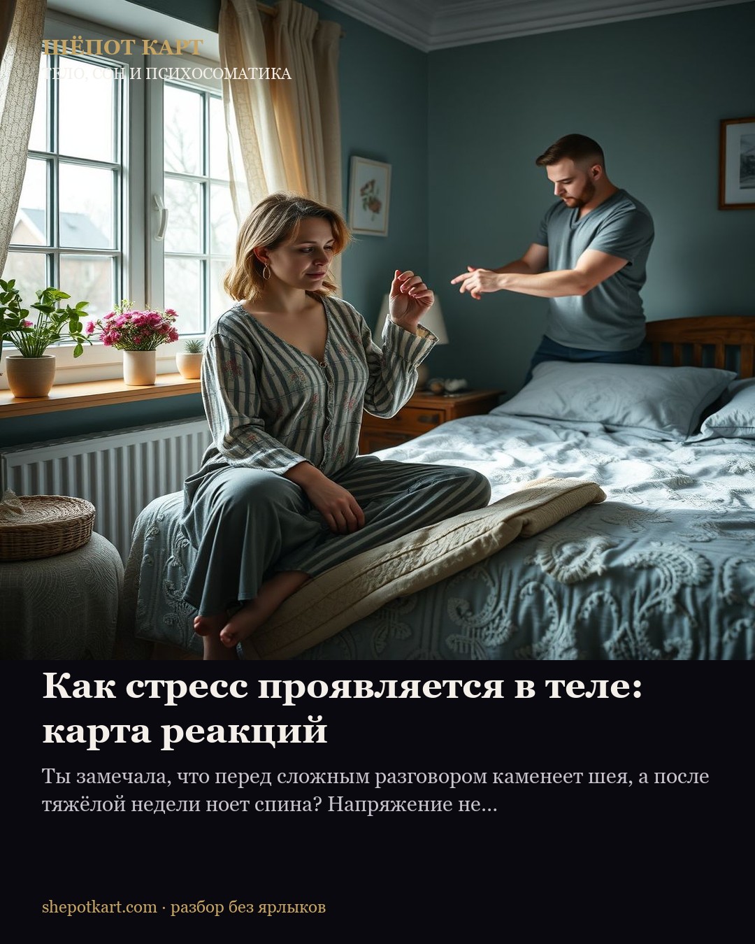 Как стресс проявляется в теле: карта реакций