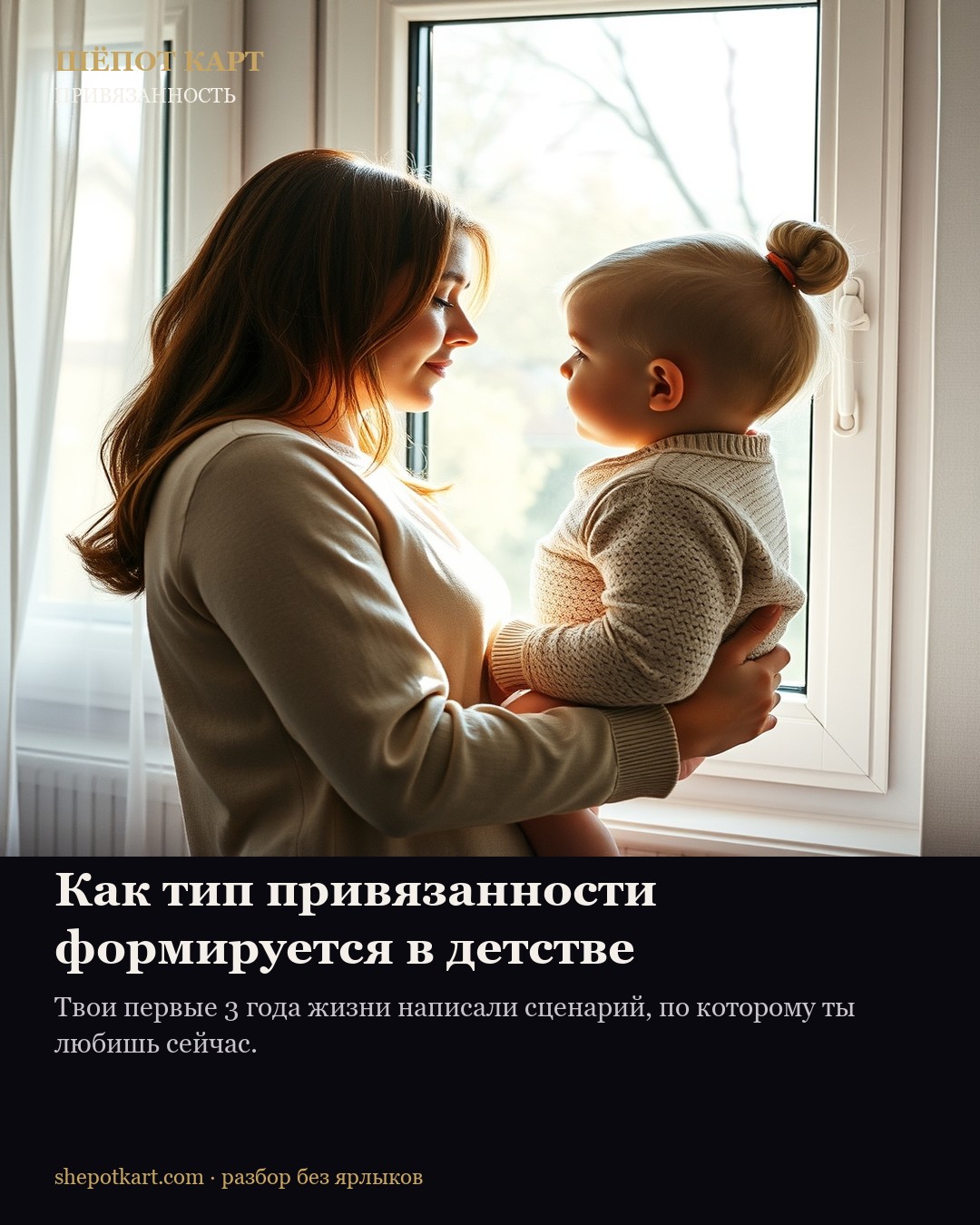 Как тип привязанности формируется в детстве