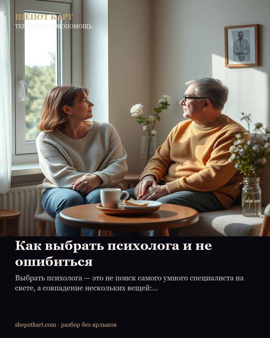 Как выбрать психолога и не ошибиться