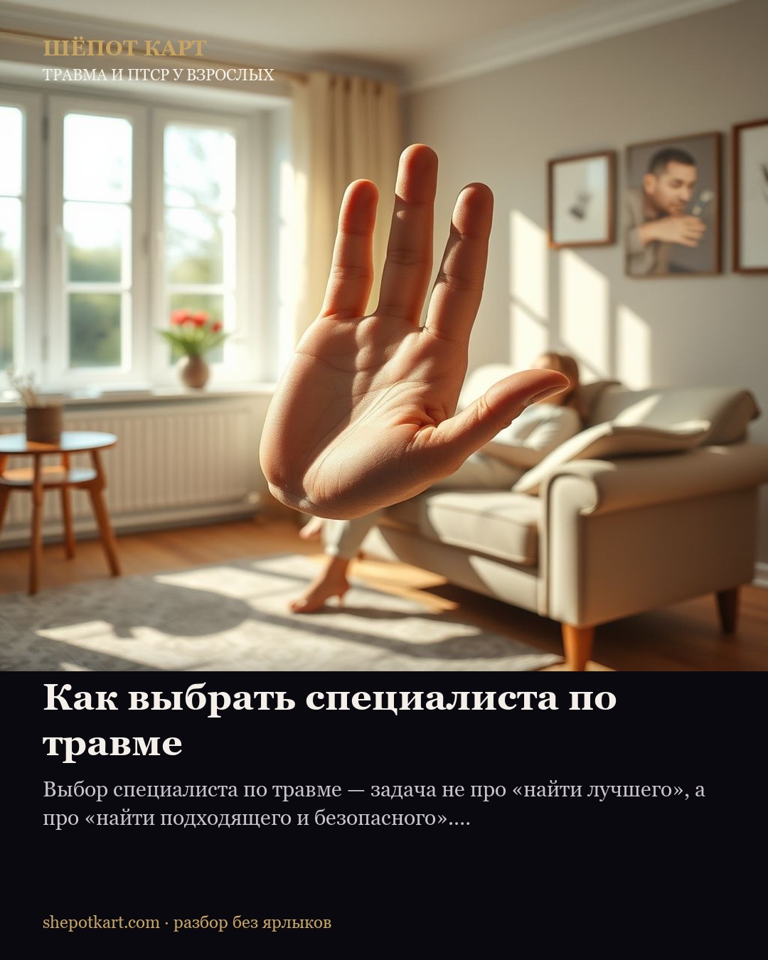 Как выбрать специалиста по травме