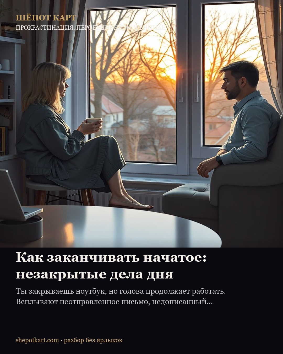 Как заканчивать начатое: незакрытые дела дня