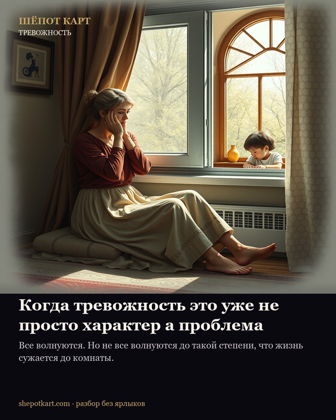 Когда тревожность это уже не просто характер а проблема