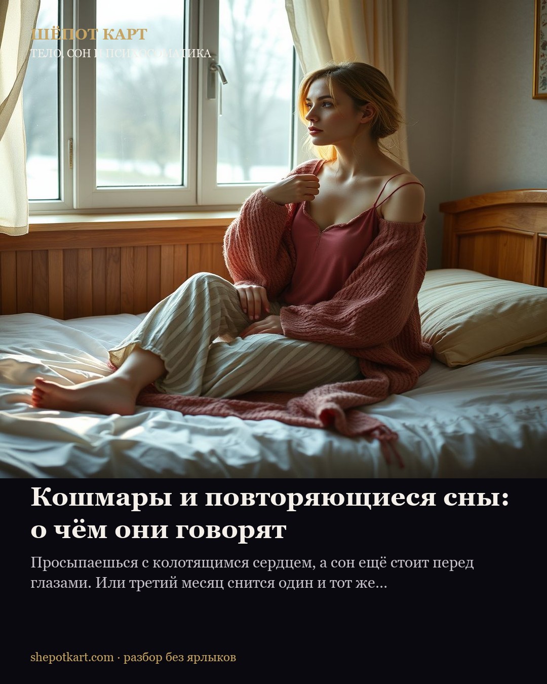 Кошмары и повторяющиеся сны: о чём они говорят