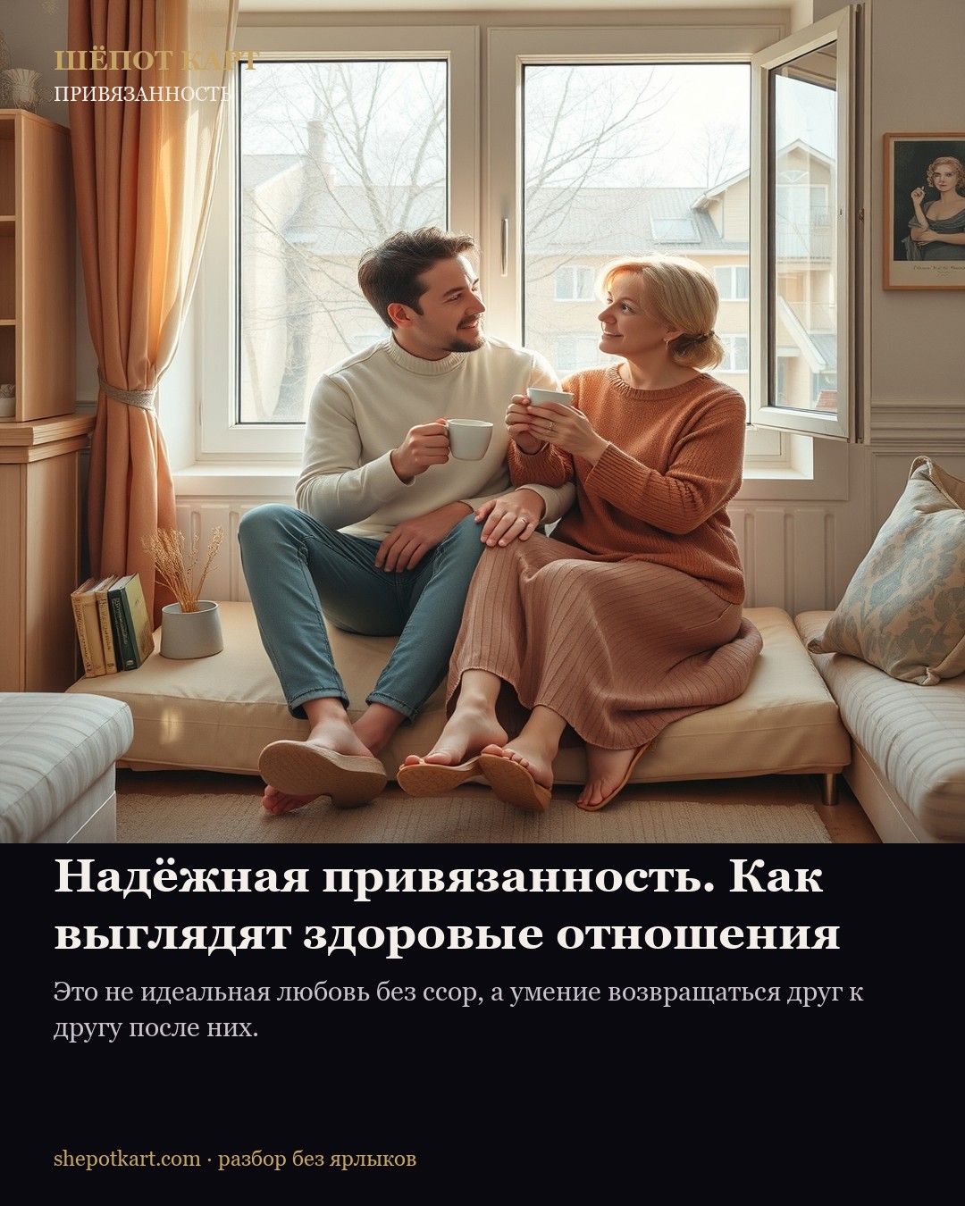 Надёжная привязанность. Как выглядят здоровые отношения