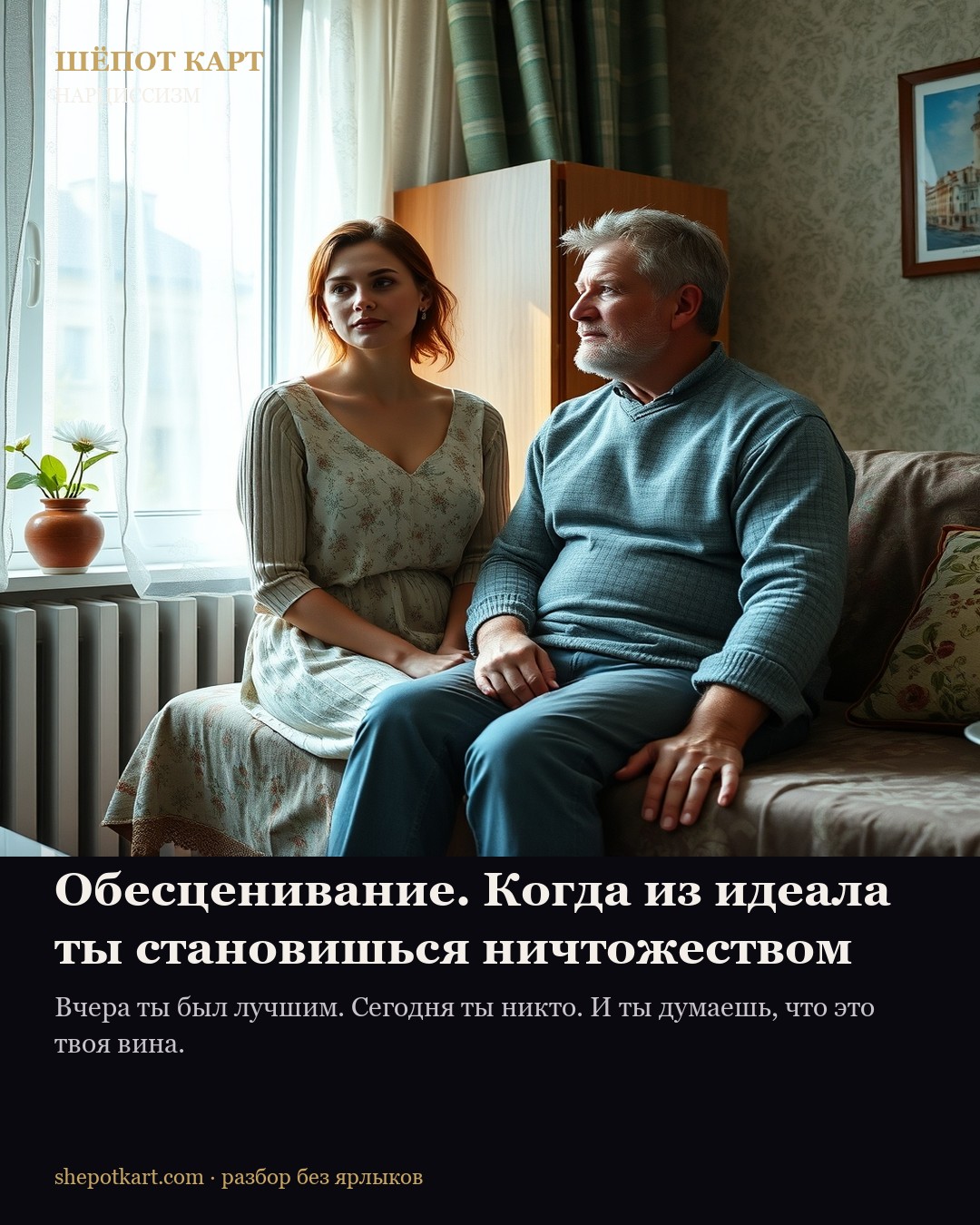 Обесценивание. Когда из идеала ты становишься ничтожеством