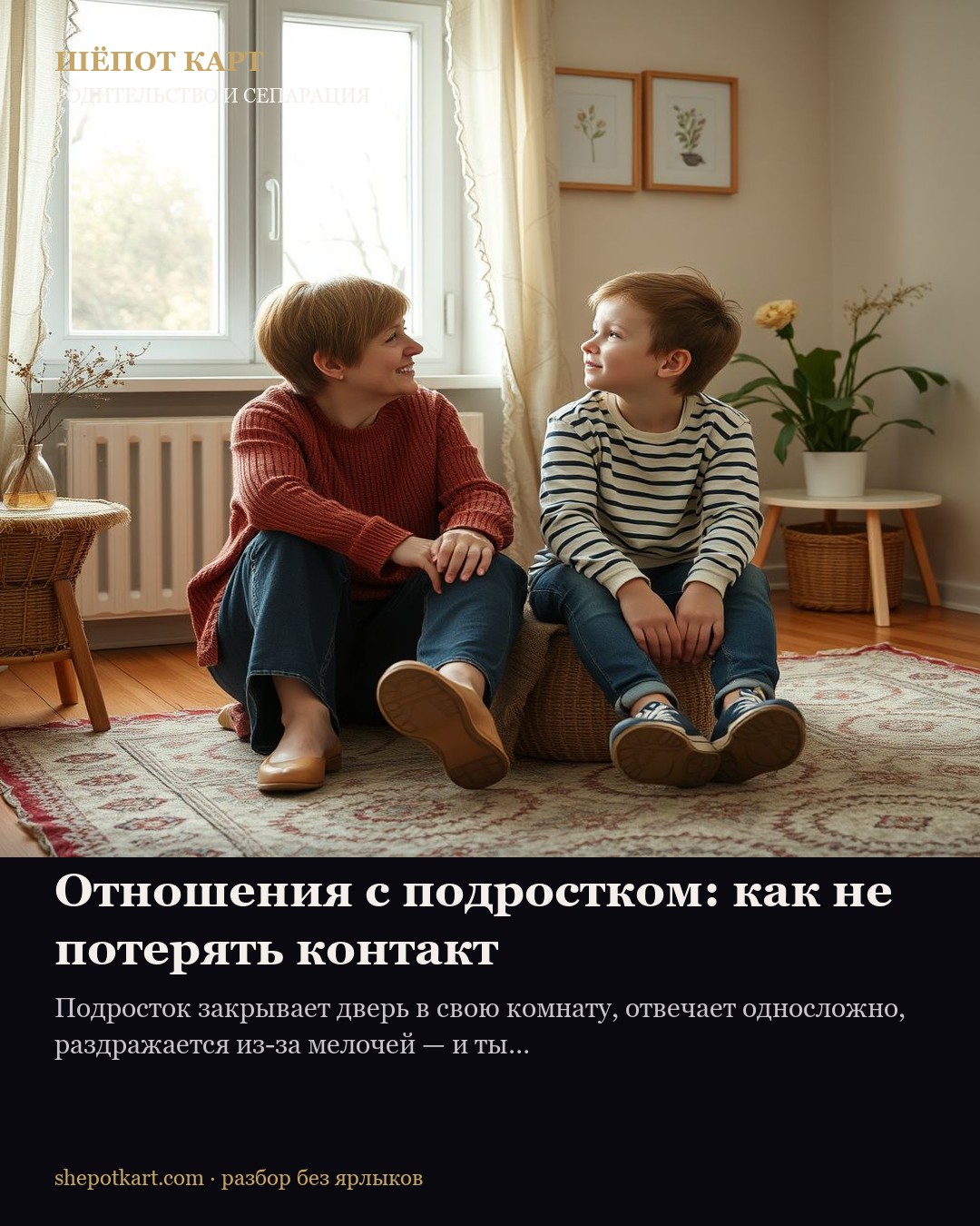 Отношения с подростком: как не потерять контакт