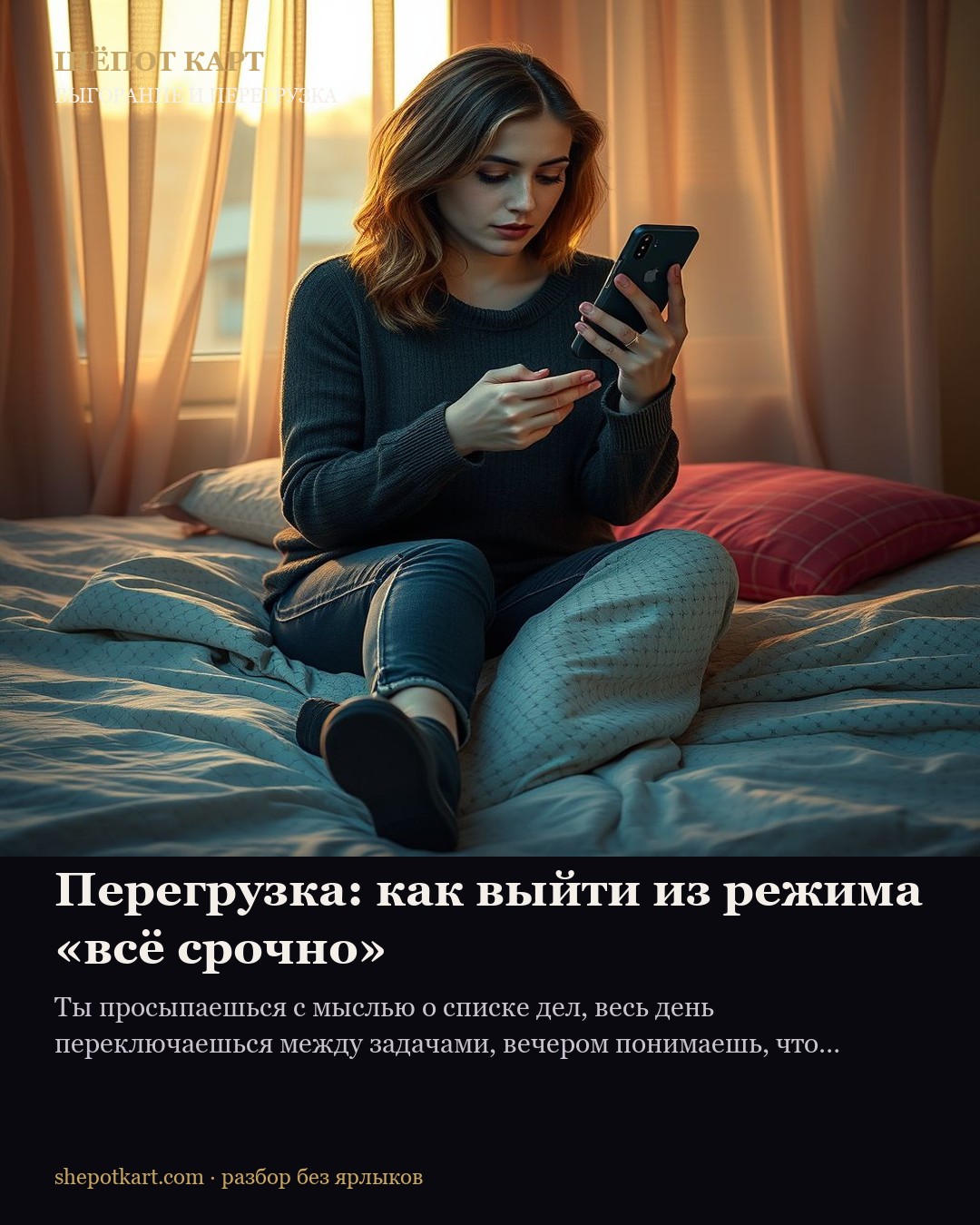 Перегрузка: как выйти из режима «всё срочно»
