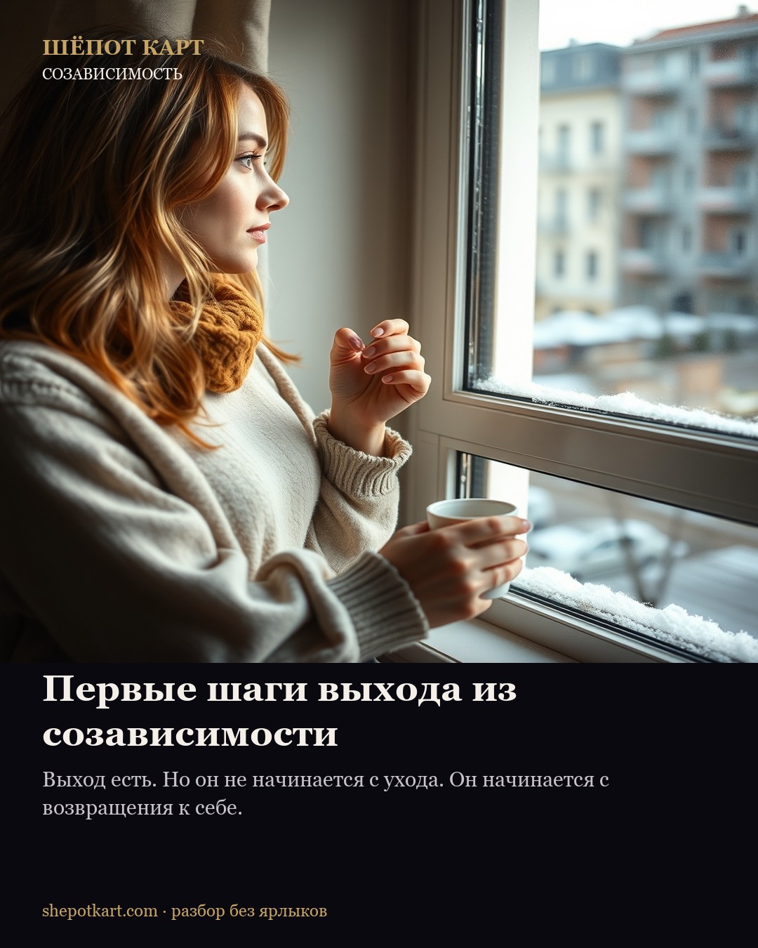 Первые шаги выхода из созависимости