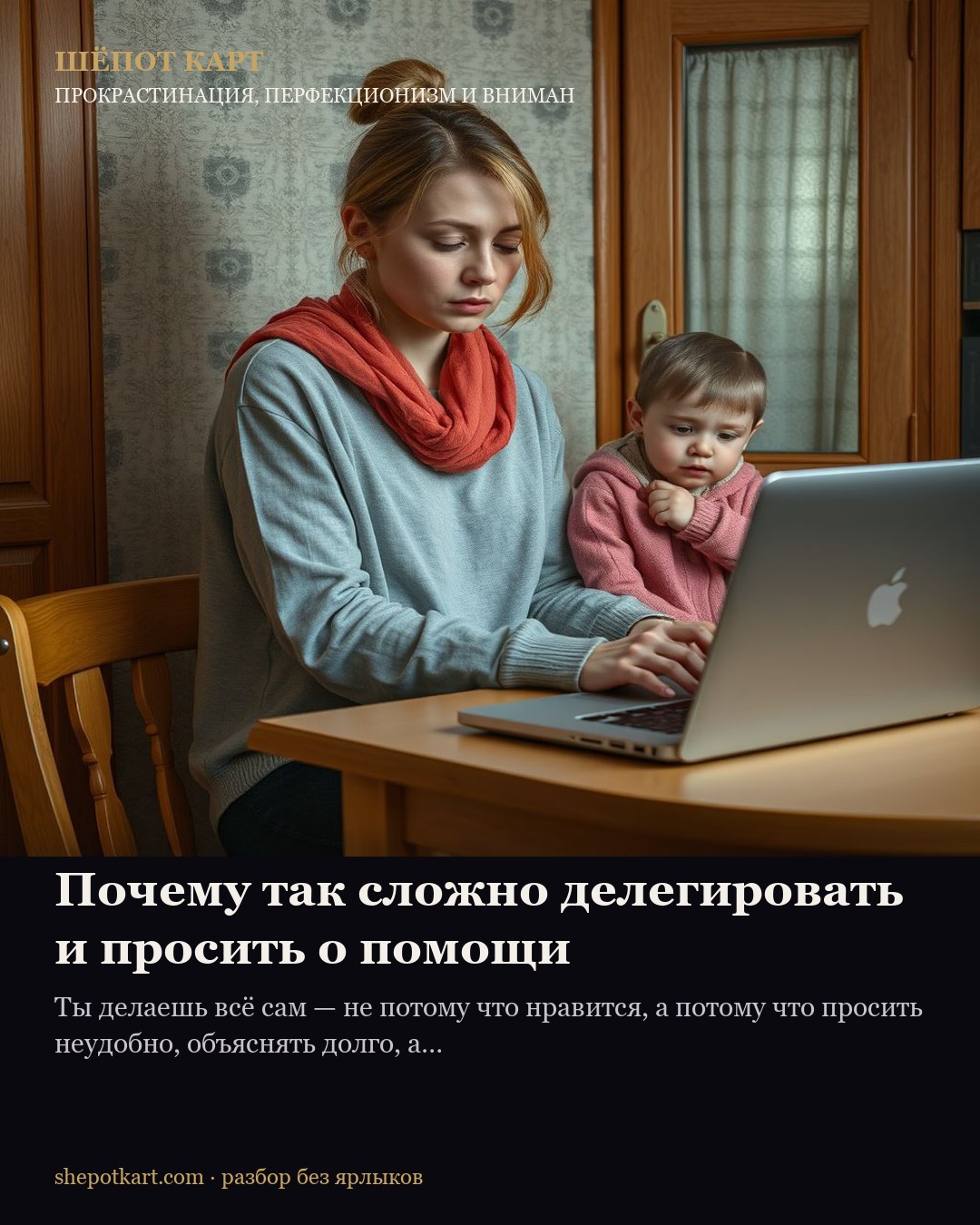Почему так сложно делегировать и просить о помощи