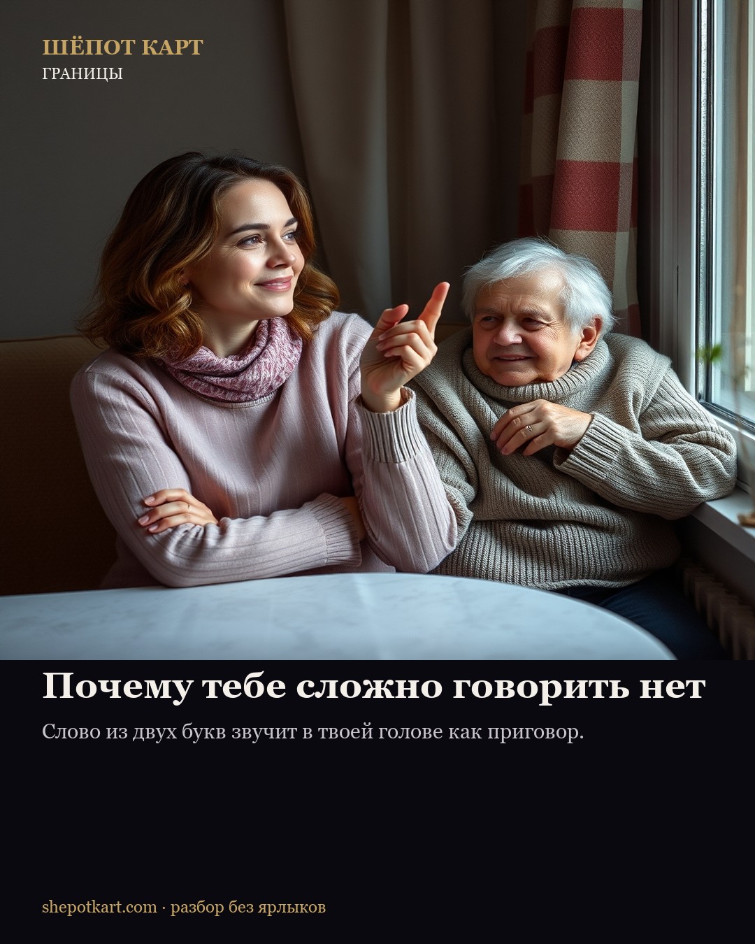 Почему тебе сложно говорить нет