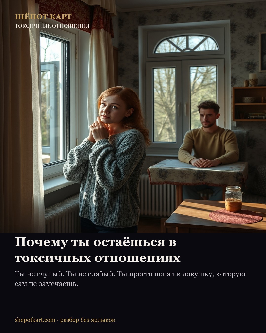Почему ты остаёшься в токсичных отношениях