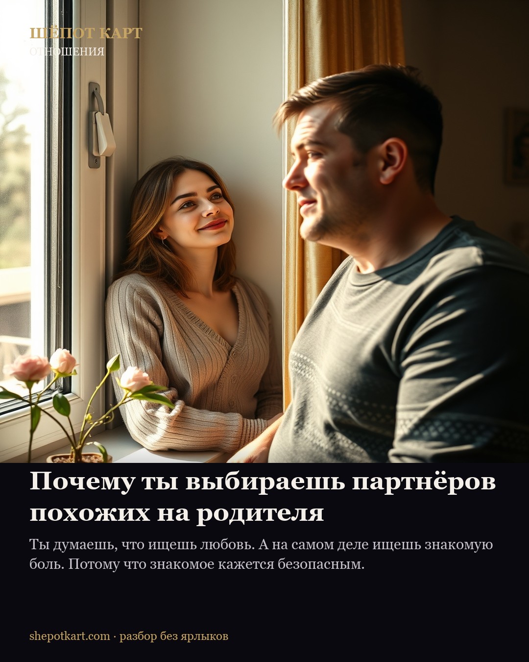Почему ты выбираешь партнёров похожих на родителя