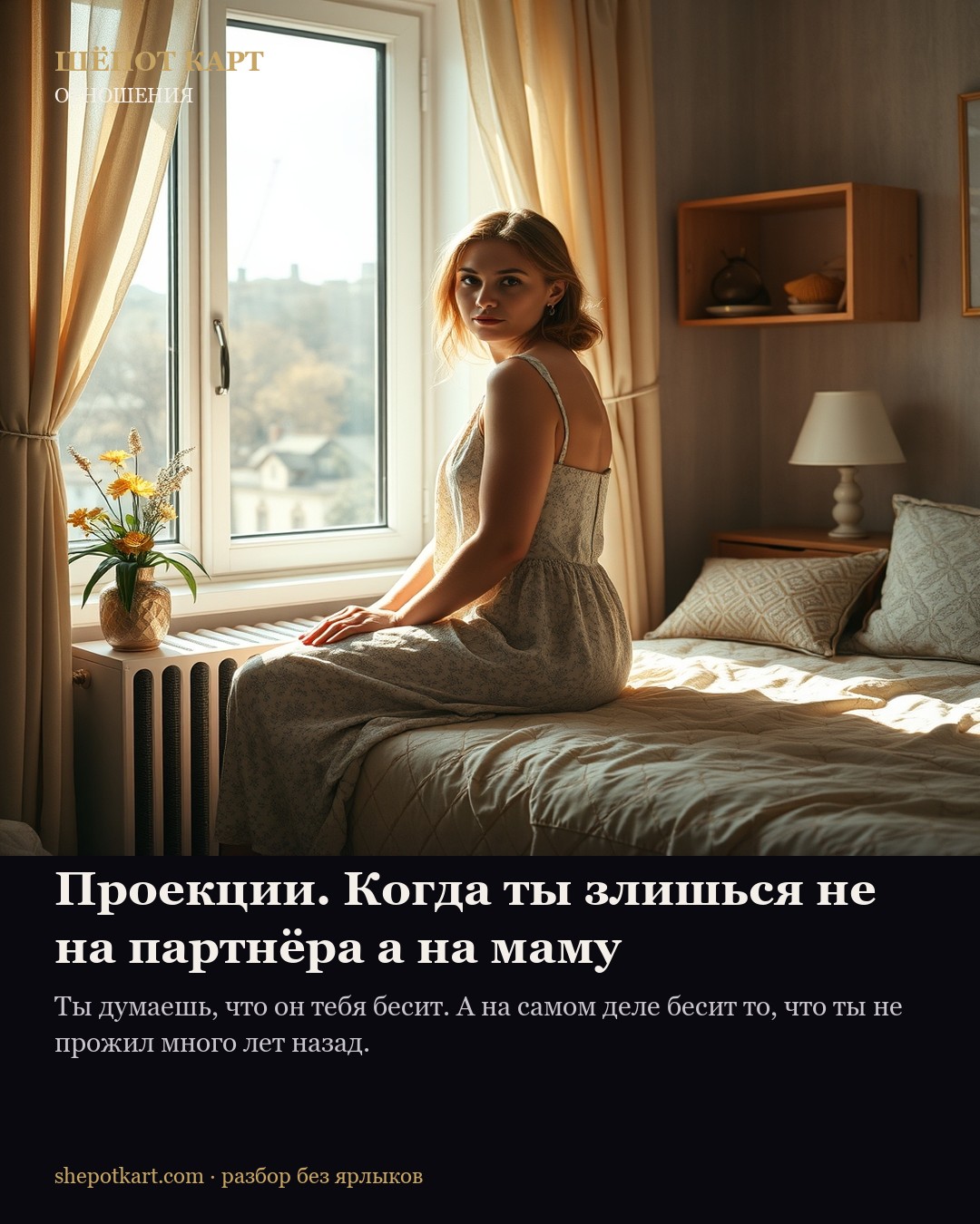 Проекции. Когда ты злишься не на партнёра а на маму