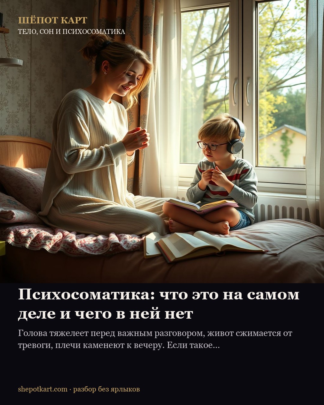 Психосоматика: что это на самом деле и чего в ней нет