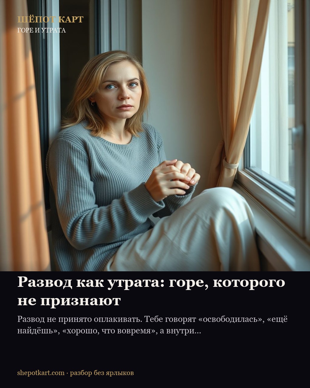Развод как утрата: горе, которого не признают