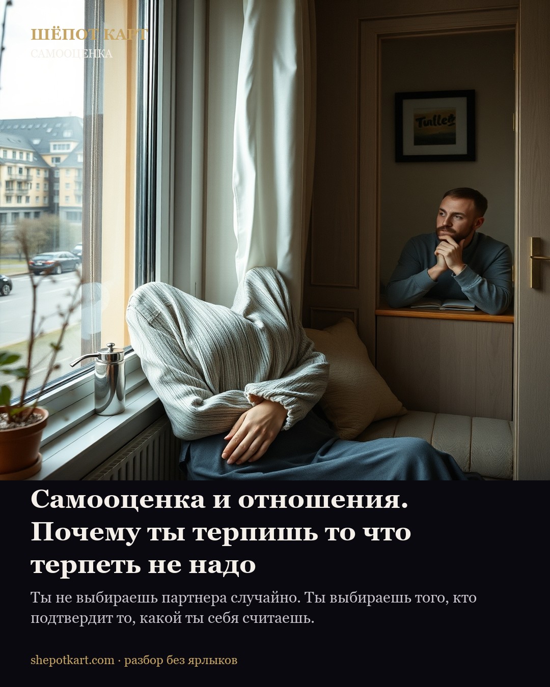 Самооценка и отношения. Почему ты терпишь то что терпеть не надо