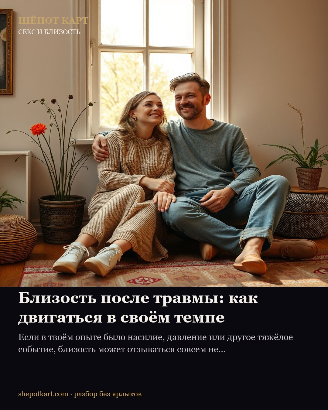 Близькість після травми: як рухатися у своєму темпі