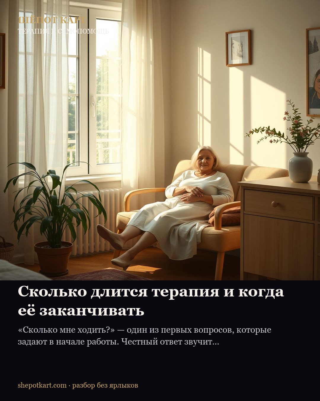 Сколько длится терапия и когда её заканчивать