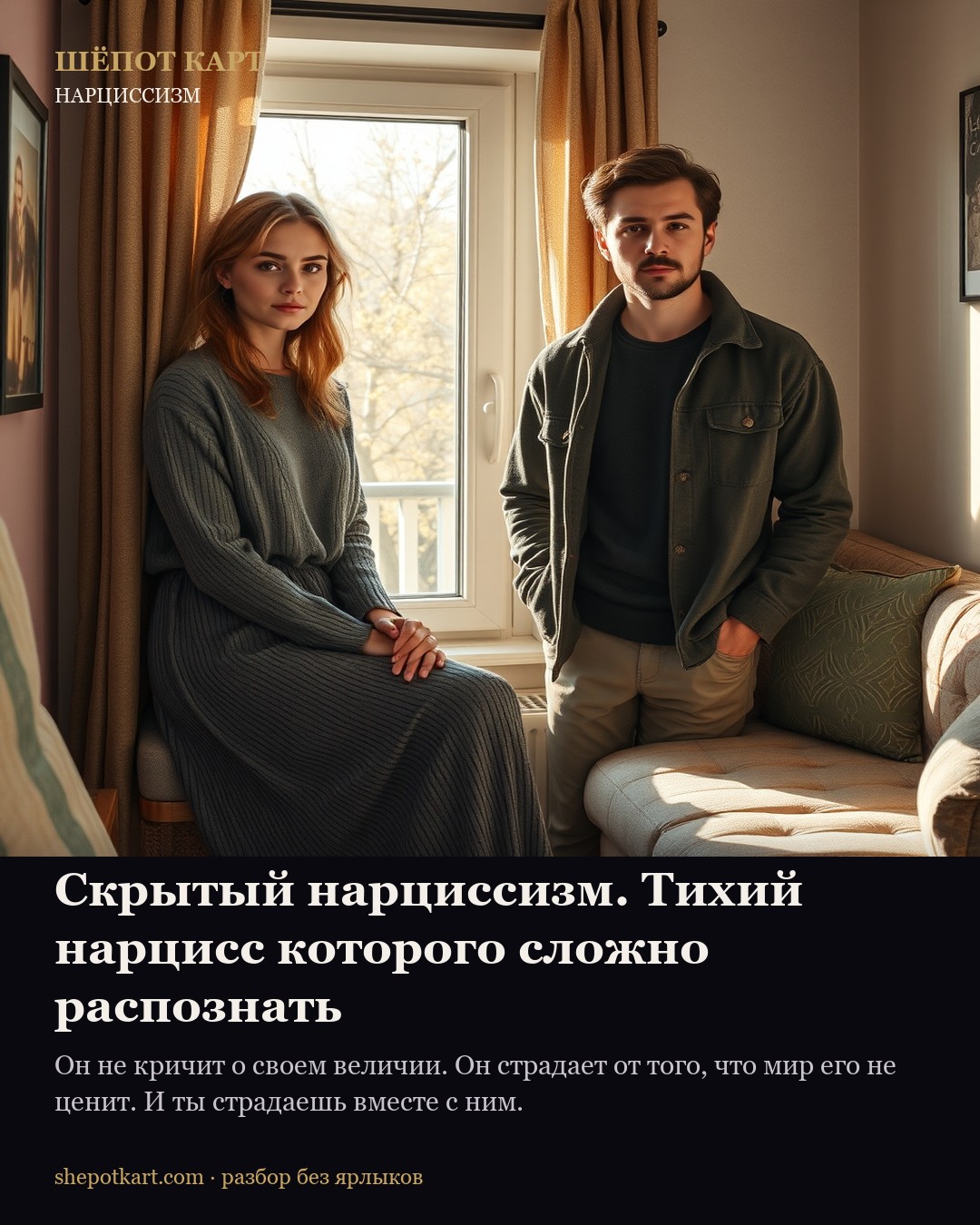 Скрытый нарциссизм. Тихий нарцисс которого сложно распознать