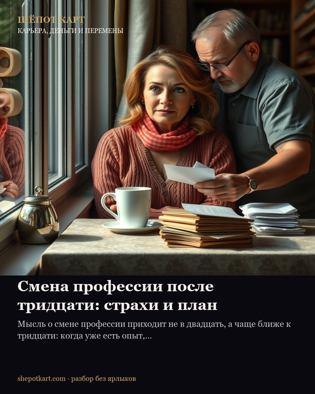 Смена профессии после тридцати: страхи и план