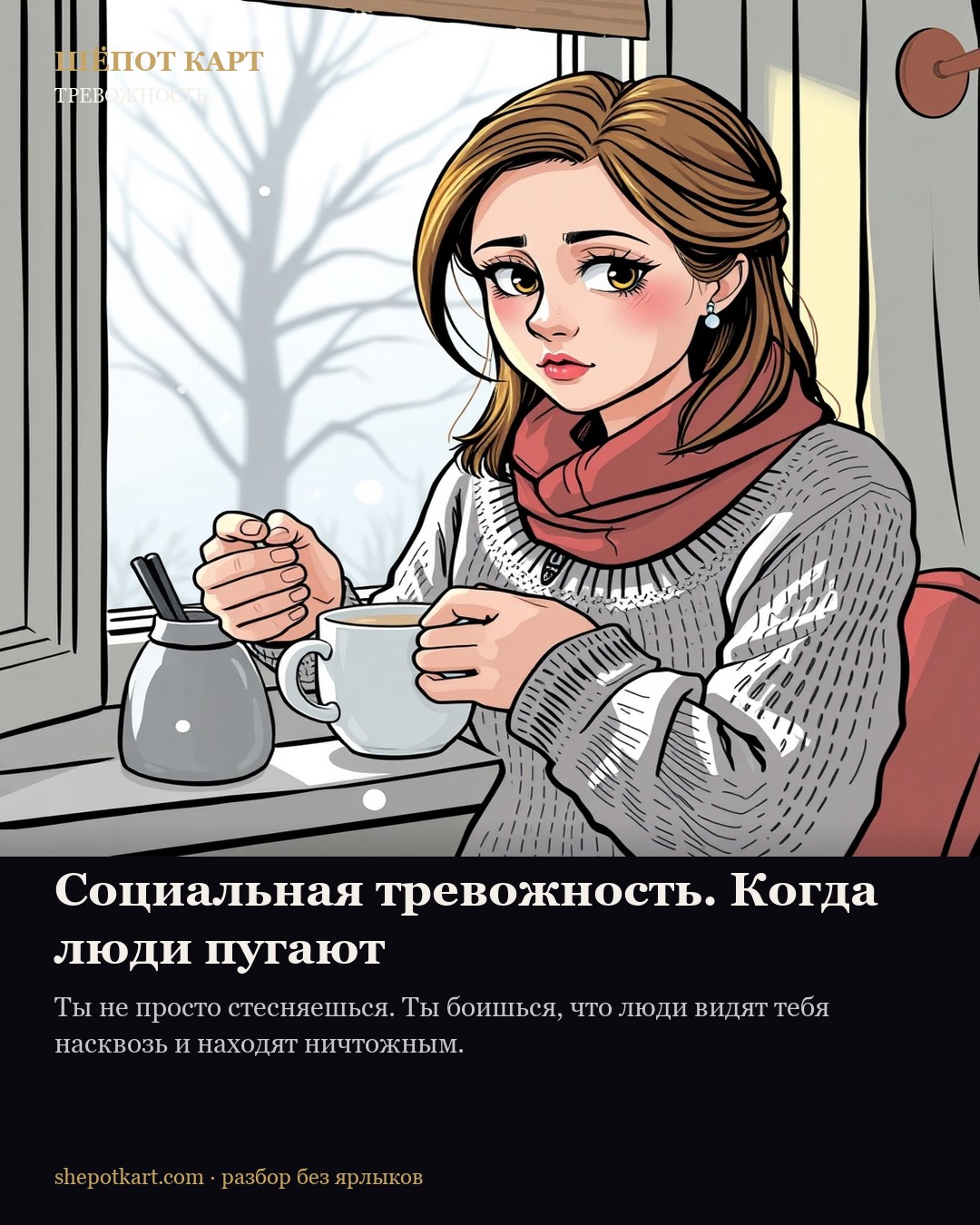Социальная тревожность. Когда люди пугают