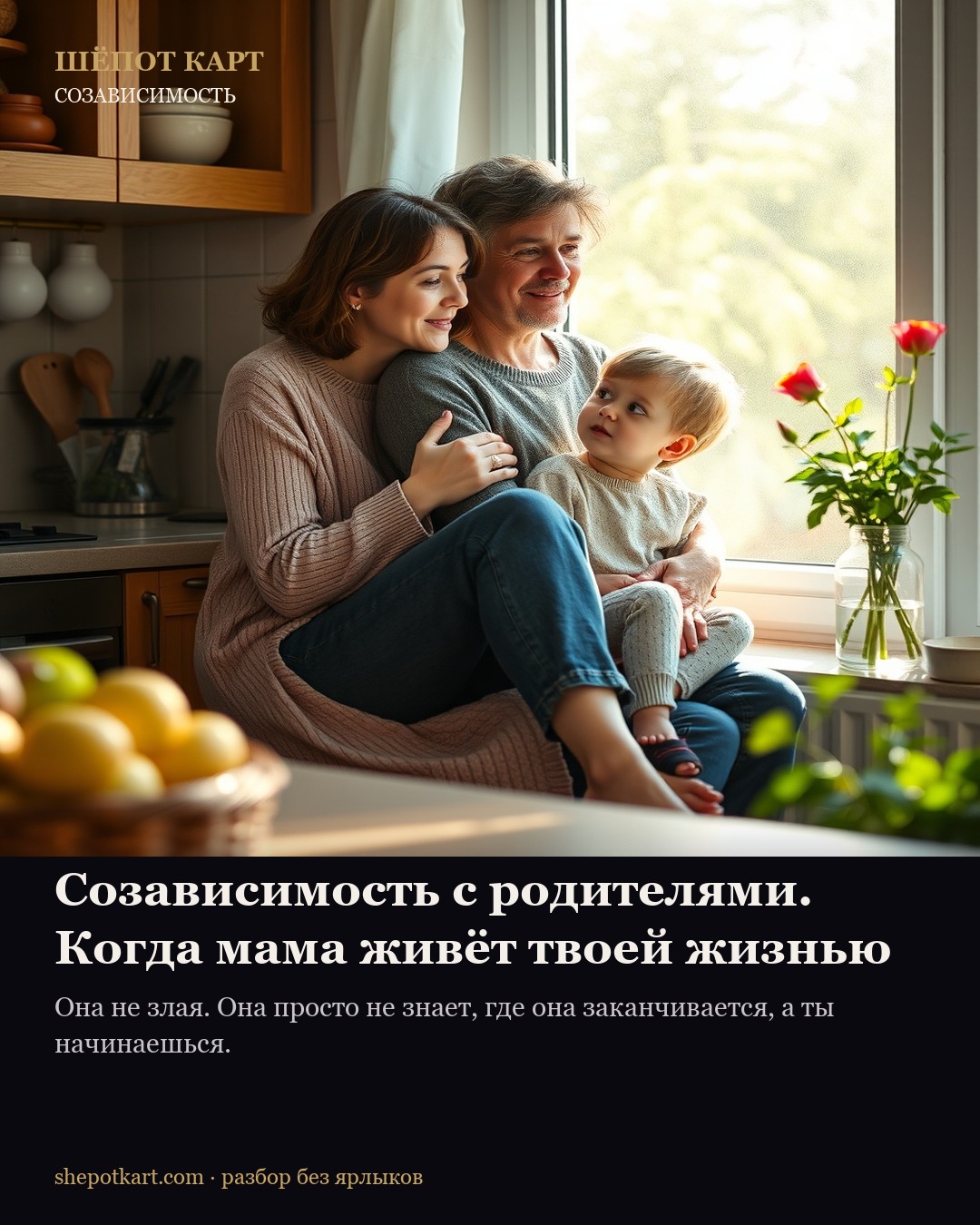 Созависимость с родителями. Когда мама живёт твоей жизнью