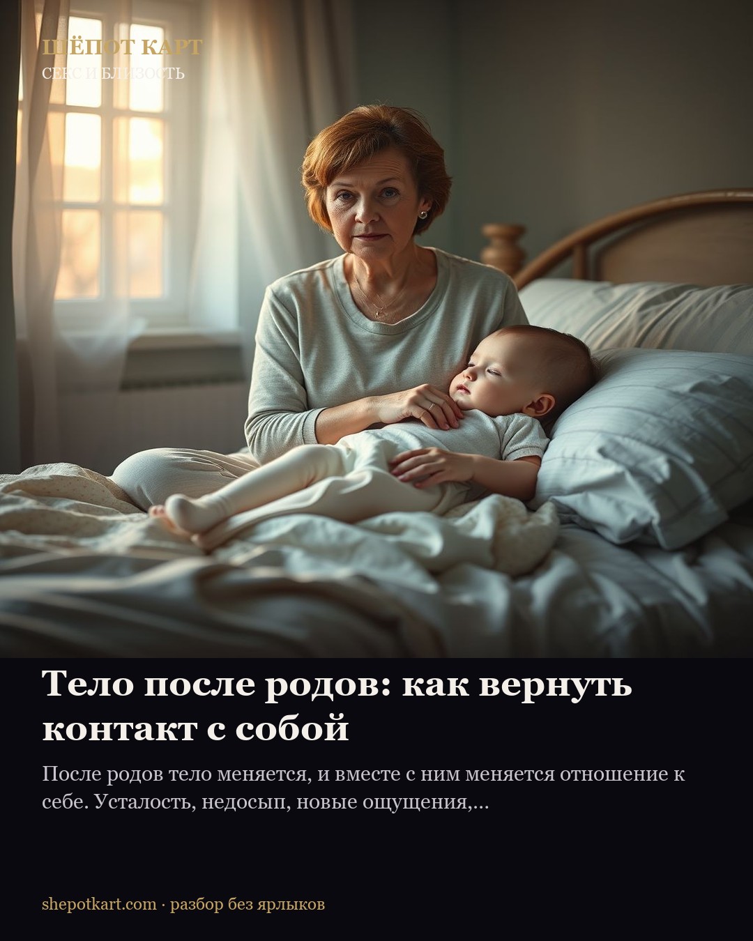 Тело после родов: как вернуть контакт с собой