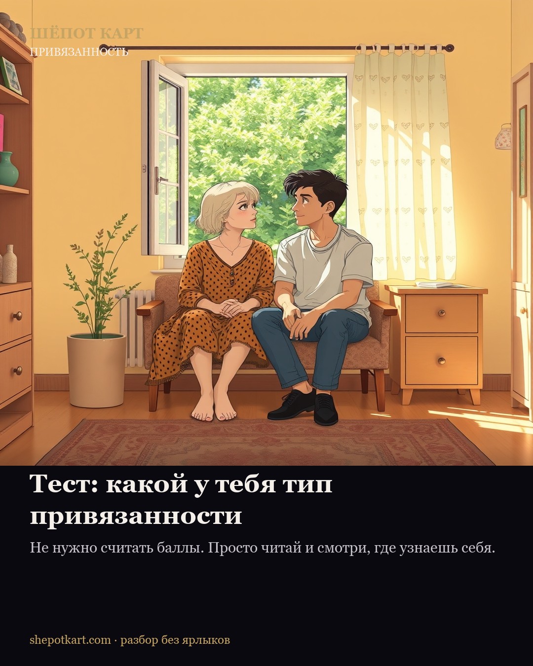Тест: какой у тебя тип привязанности