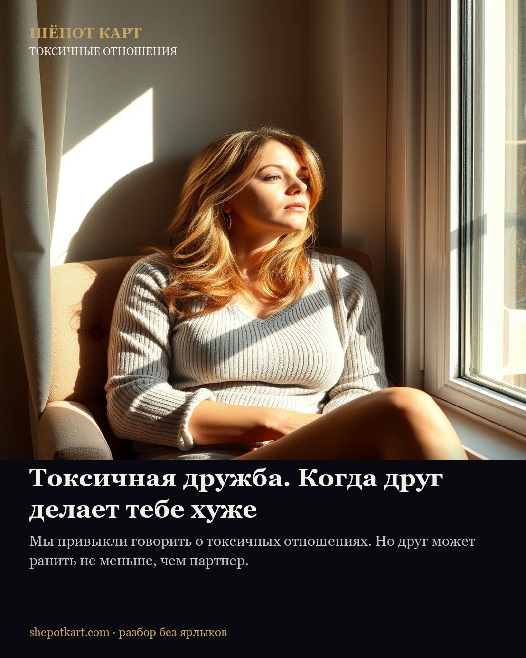 Токсичная дружба. Когда друг делает тебе хуже