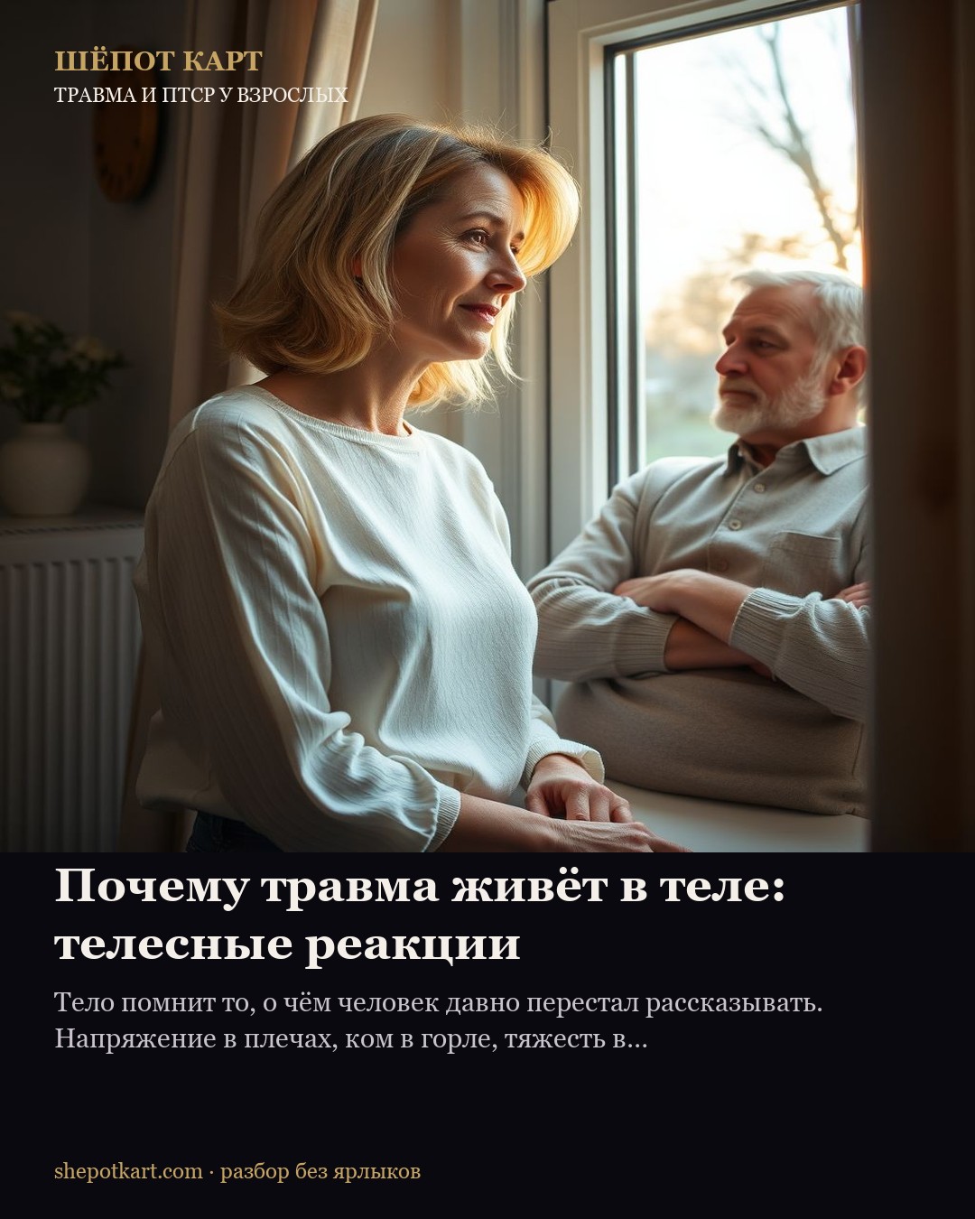 Почему травма живёт в теле: телесные реакции