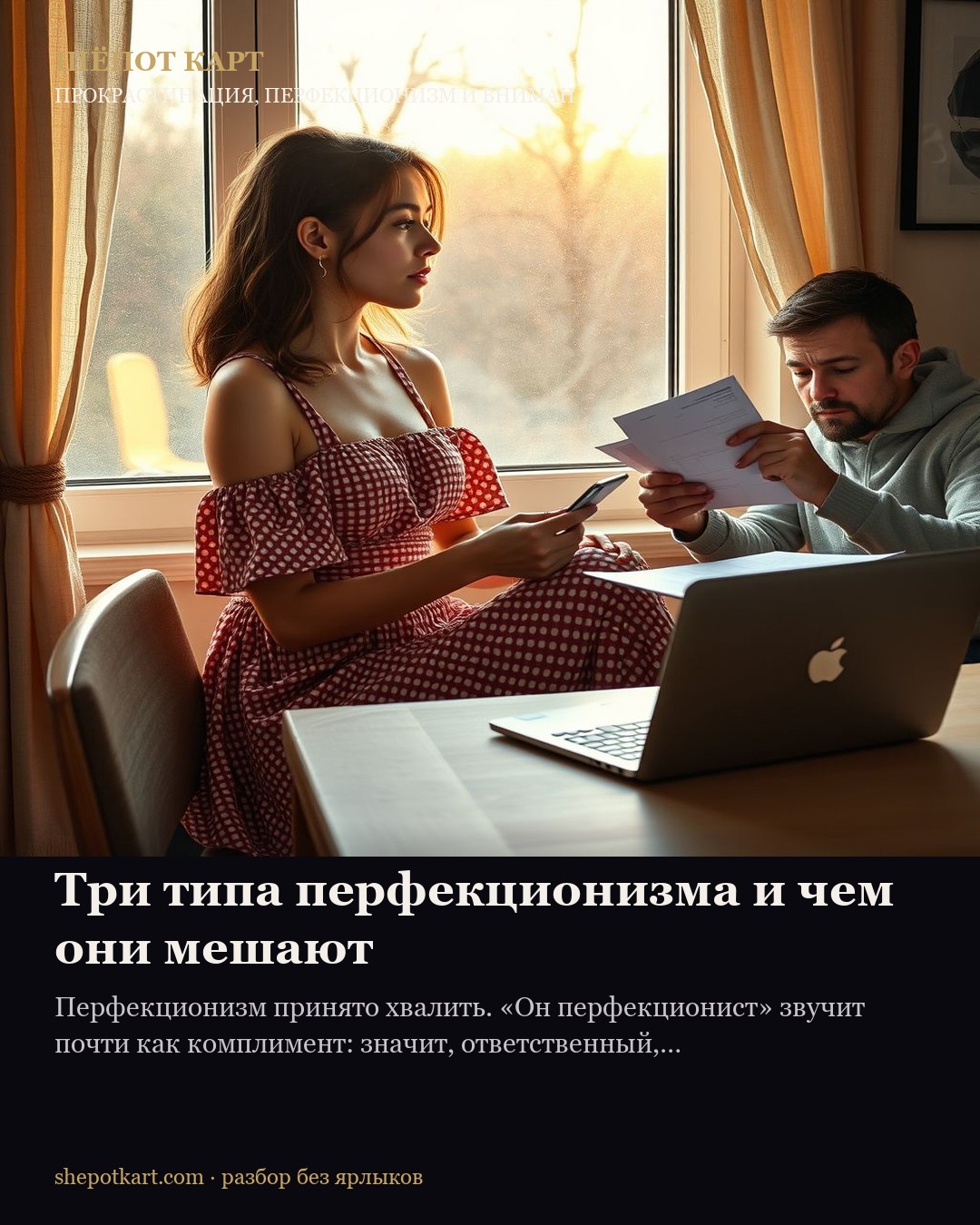 Три типа перфекционизма и чем они мешают