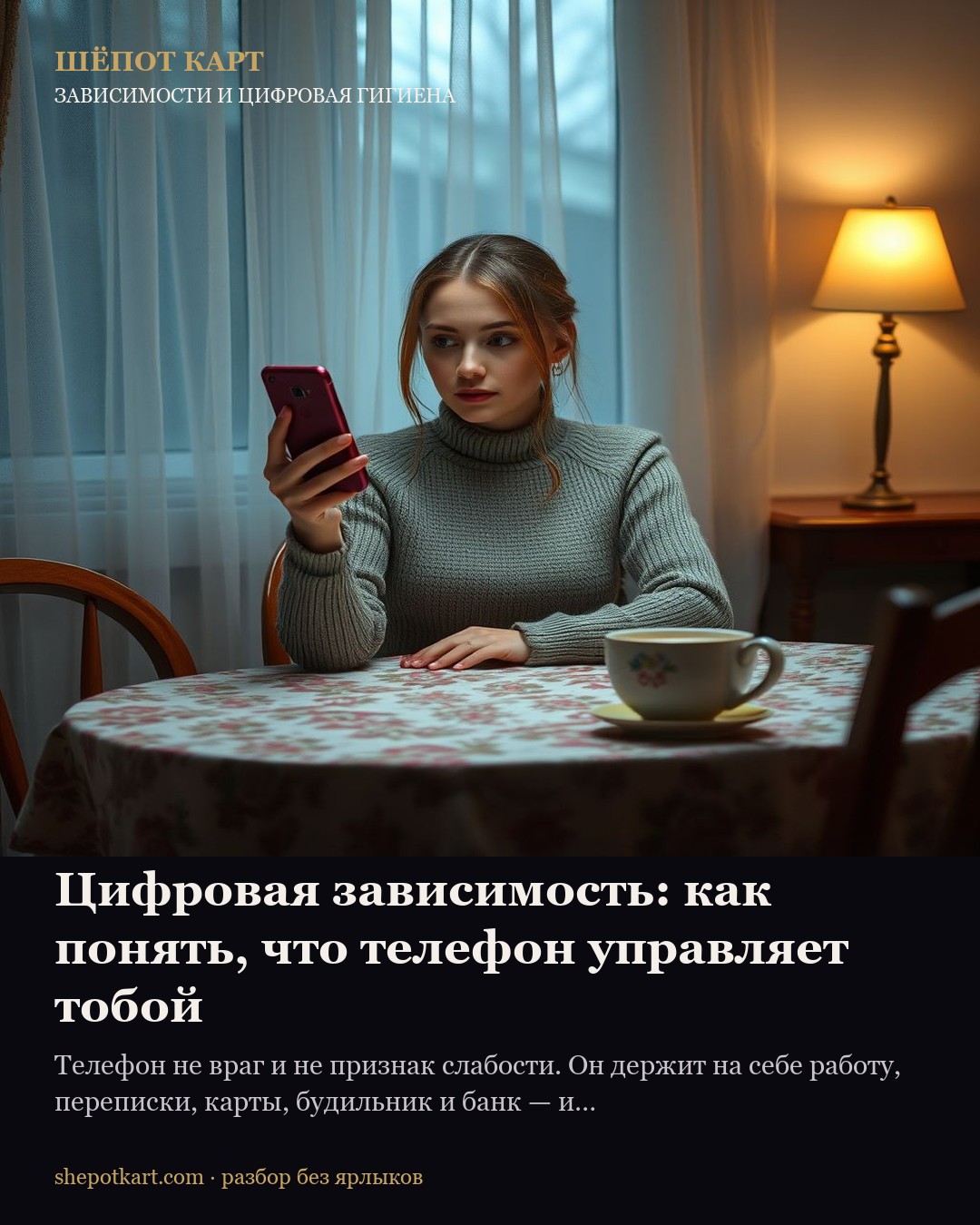 Цифровая зависимость: как понять, что телефон управляет тобой